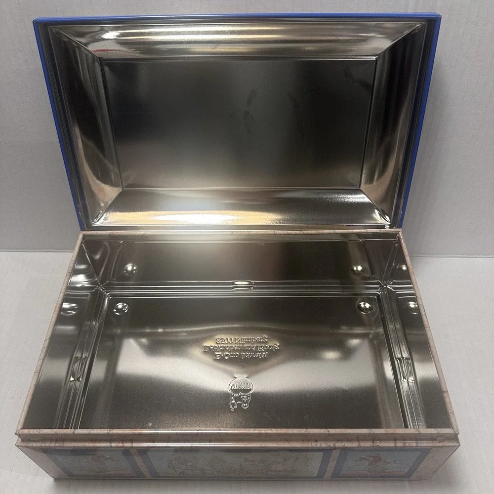 VTG E. Otto Schmidt‎ Large Biscuit Tin Cookie Sandwich Box West Germany Nurnberg
